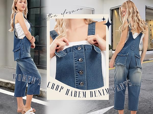 dungarees cargo work denim jumpsuit