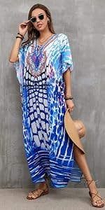 blue kaftan