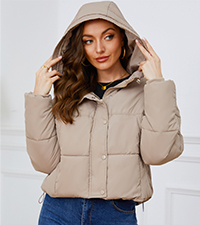 cropped puffer jacket