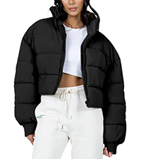 cropped puffer jacket