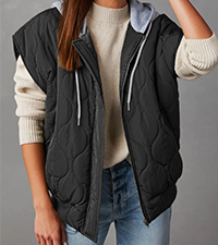 oversized puffer vest