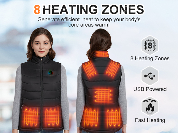 warming heated vest