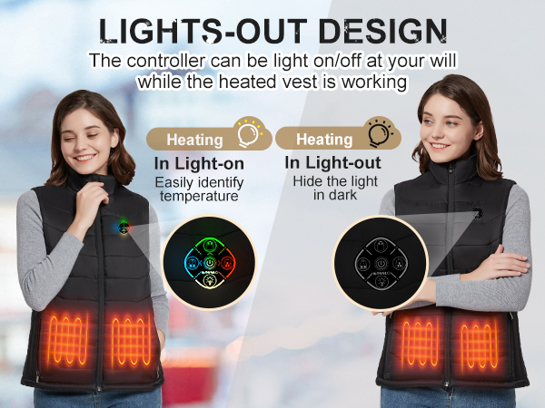 heated vest ladies