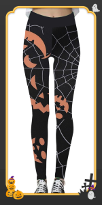 Halloween Print High Waist Women''s Leggings Compression Yoga Pants