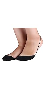 Woman Anti-Slip No Show Socks Low Cut Invisible Elastic Cuffs 5/10 Pairs