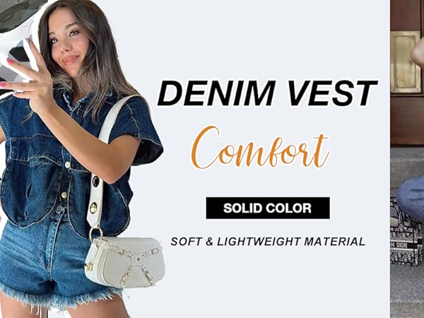 Women&#39;s Denim Vest