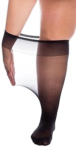 Our All Woman super wide 20 denier knee highs