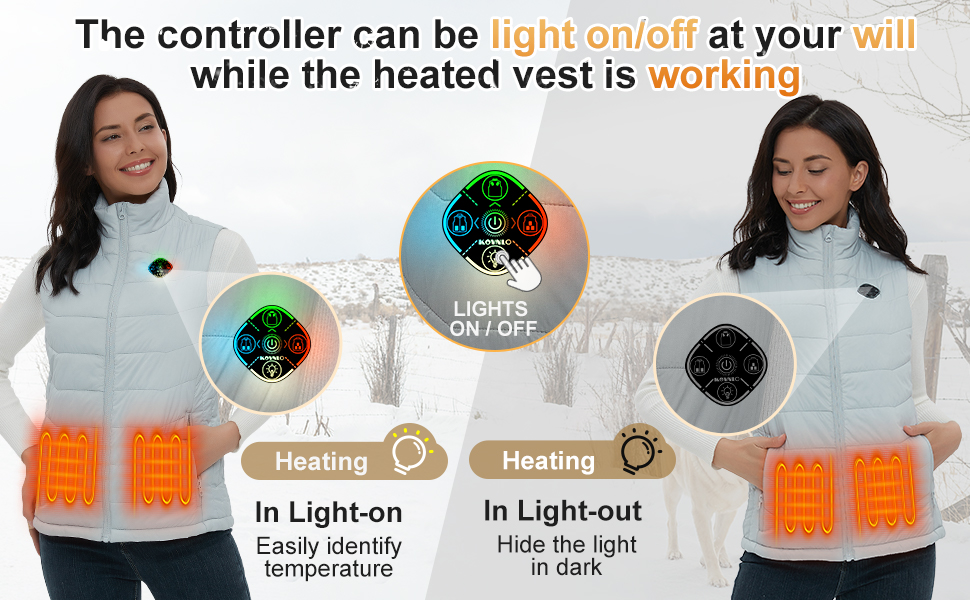 womens heated vest