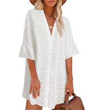 Button Down Beach Cover Ups