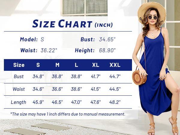 SIZE CHART (INCH)