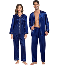 pajamas men &women matching pajama sets satin pj set matching couples pajamas