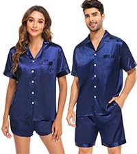 Couple Satin Matching Pajamas Sets