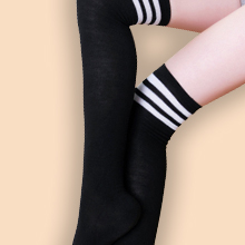 6 pair thigh high socks