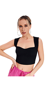 Women crop tops