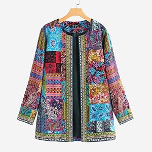 Womens Patchwork Jacket