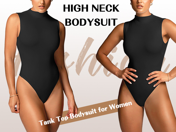 black tank top bodysuit