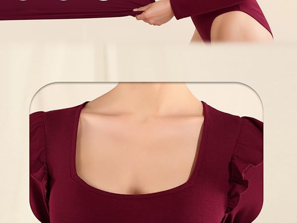 square bodysuits for women