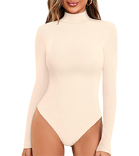 turtle neck bodysuit