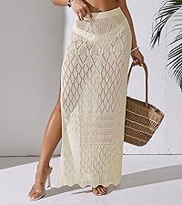 long beach skirt crochet bikini cover up