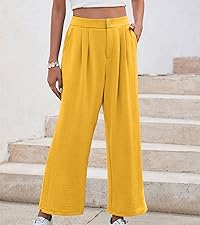 Poplab High Waist Wide Leg Cropped Capri Pants