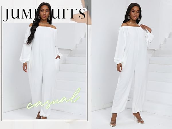 Womens Off Shoulder Rompers