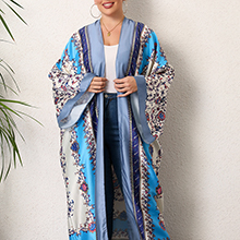 blue beach kimono