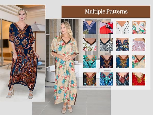 unique patterns for kaftans