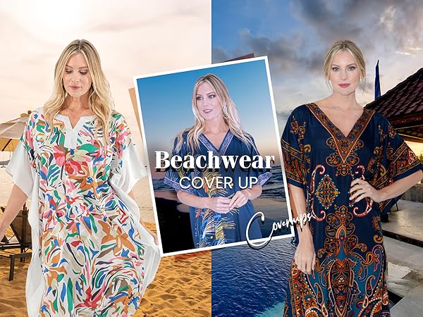 Beachwear kaftans, kimino for beach, caftans for women