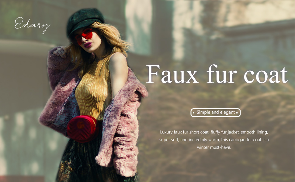 faux fur coat jacket