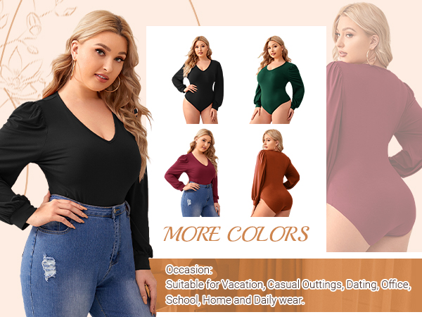 plus size bodysuit