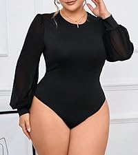 plus size bodysuit