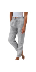 linen pants women