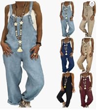 B0D7PY7HL4Straight Leg Jumpsuits