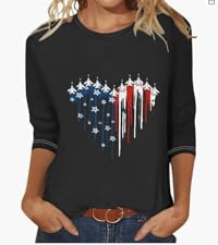 Sunflower USA Flag Shirts B0D4LS44W4