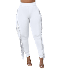 Tassels Side Long Pants