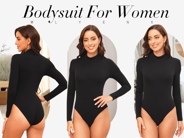 long  sleeve bodysuit for women