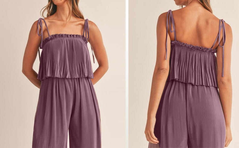  Wide Leg Jumpsuit Romper