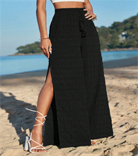 Side Split Wide Leg Pants