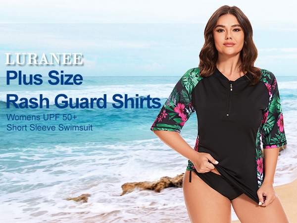 luranee Plus size rash shirt