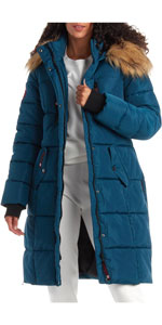 Women''s Heavyweight Long Length Bubble Puffer