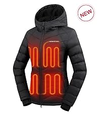 Womens Heated Jacket for Winter Outdoor