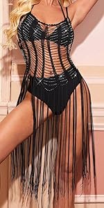 Formery Sexy Tassel Swimwear Cover Ups