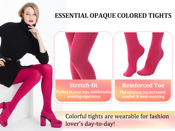 blue tights for women hot pink pantyhose stockings