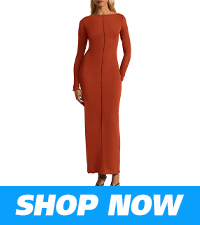 long sleeve bodycon dress boat neck maxi dresses for women fall dresses for women dressy causal