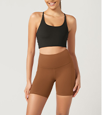 cross waist shorts