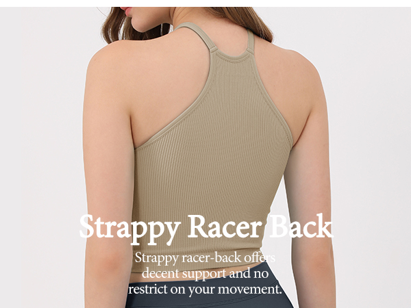 Strappy racer back