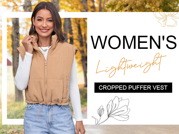 women crop puffer jacket