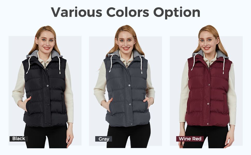 various colors option black gray wine rad