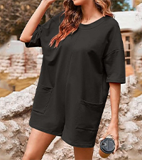 tshirt rompers for women