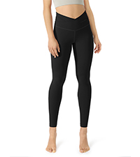 cross waist leggings